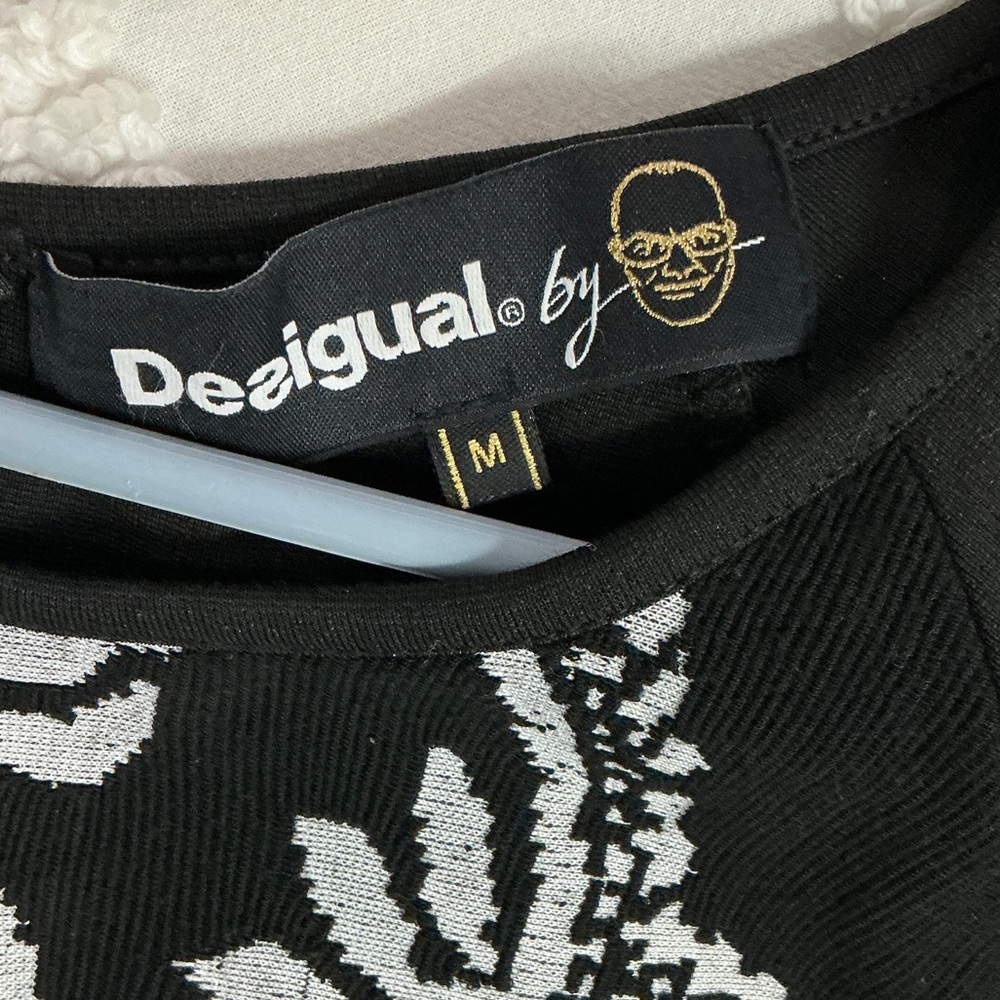 Desigual Black and White Dress - Picture 3 of 6